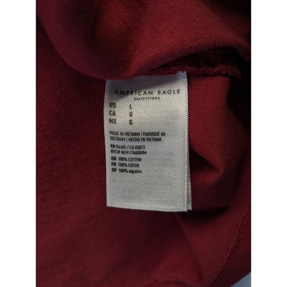 Disney X AE American Eagle MensXL Red Mickey Mouse Firework Graphic T-Shirt - Picture 6 of 7